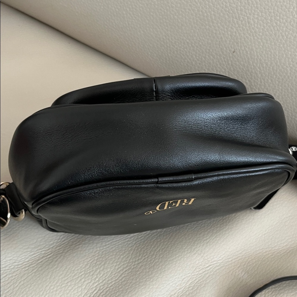 Valentino Garavani Studded Black Leather Crossbody Bag - Picture 6 of 6